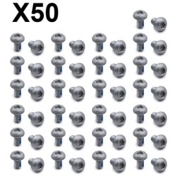 Vis M5x10 argent pour disque de frein - 50pcs