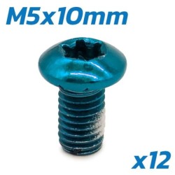 Vis bleue M5x10 pour disques de frein - 12 pcs.