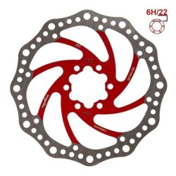 Disque de frein R6.1 160mm 6H [RAMBOMIL] bleu