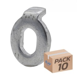 Rondelle avec clavette M12 - 10 pièces