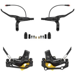 Kit de frein hydraulique noir Y5 Avant L arrière R [NUTT]