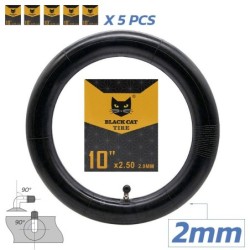 Chambre premium épaisseur 2.0mm 10x2,5 vanne 90x90º Black cat