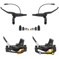 Kit de frein hydraulique noir Y5 Avant L arrière L [NUTT]