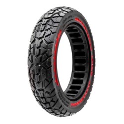 Pneu plein ultraléger Offroad 10x2,125-6,5/B34 - rouge
