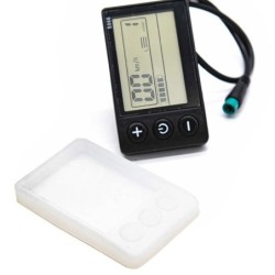 Protecteur en silicone imperméable blanc pour écran S866 - 2 pcs.