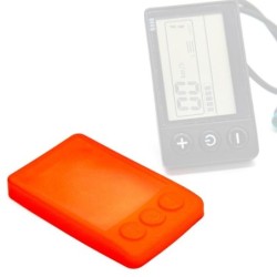Poignée en silicone imperméable rouge pour écran S866