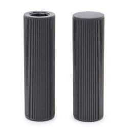 Poignées en silicone gris pour Xiaomi MI4 - 2 pcs