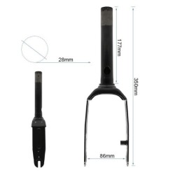 Fourche avant Niu Original KQi2 pro