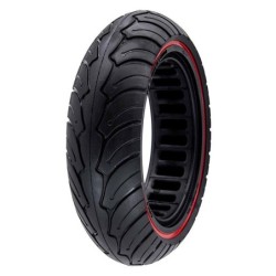 Pneu plein ultraléger 9,5x2,5 rouge pour NIU [Ewheel]