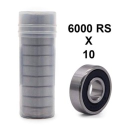 Roulement à billes 6000RS - 10 pcs.