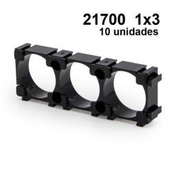 Support de batterie 21700 1x3 - 10 pcs