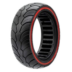 Pneu plein ultraléger 8x2,5-6,1/B58 - ligne rouge (compatible avec Dualtron Mini) [Ewheel]