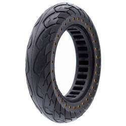 Pneu plein ultraléger 10x2,5-6,1/B34 - points jaunes [Nedong].